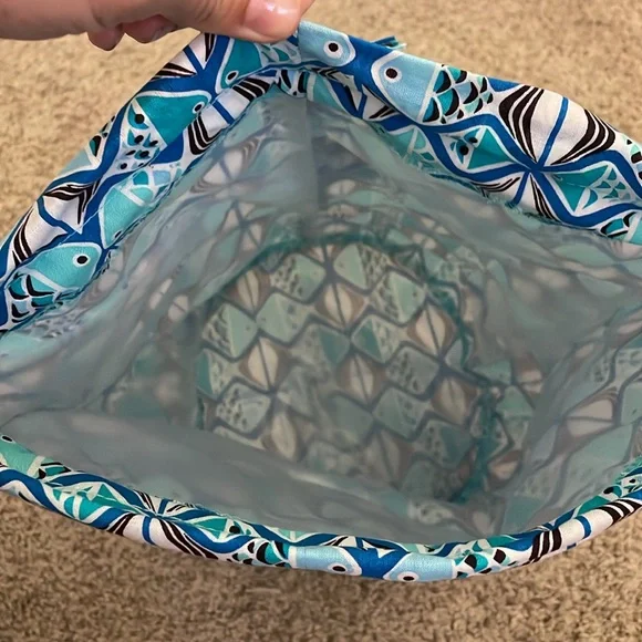 Vera Bradley Ditty Bag - go fish blue - Picture 3 of 4